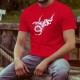 T-shirt coton mode homme - Dragon Universe, 40-Rouge