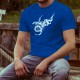 Men's cotton T-Shirt - Dragon Universe, 51-Royal Blue