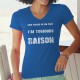 Donna cotone T-Shirt - J'ai toujours raison, 51-Royal