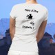 T-Shirt mode dame - Fière d'être Dzodzette - Frontières aux couleurs du canton de Fribourg en 3D et petite vache