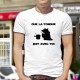 Uomo T-Shirt umoristica  - Que la Fondue soit avec Toi