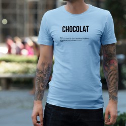 T-Shirt - CHOCOLAT, Blizzard Blue