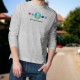 Uomo moda umoristico Sweatshirt - Beer, the Best Social Network, Ash Heater