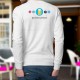 Uomo moda umoristico Sweatshirt - Beer, the Best Social Network, White