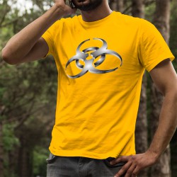 T-shirt coton mode homme - BioHazard, 34-Tournesol