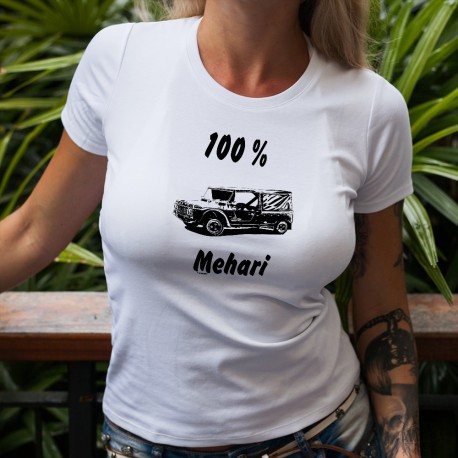 Donna moda divertente T-shirt - 100% Méhari