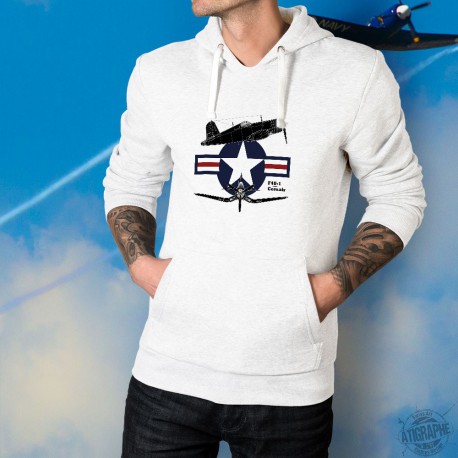 Fighter Aircraft Hoodie- F4U-1 Corsair - Color Version