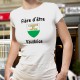 Fière d'être Vaudoise ★ T-Shirt mode dame - écusson, drapeau du canton de Vaud