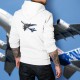 Herrenmode Kapuzenpulli - Airbus A380