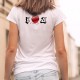 Frauenmode T-shirt - I LOVE YOU (ich liebe dich) - Dämonenherz