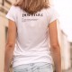 T-Shirt humoristique mode femme - Immature - Mot utilisé par les personnes ennuyeuses pour décrire les personnes amusantes