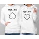DUOPACK fashion Hoodie - True Love
