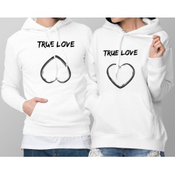 True Love ❤ wahre Liebe ❤ DUOPACK Kapuzenpulli Herren vs Frauen Vision