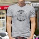 Men's Funny fashion T-Shirt - HAMAC University, Ash Heater
