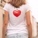 I am a Sweet Girl ❤ Sono una dolce ragazza ❤ Donna moda T-Shirt cuore rosso