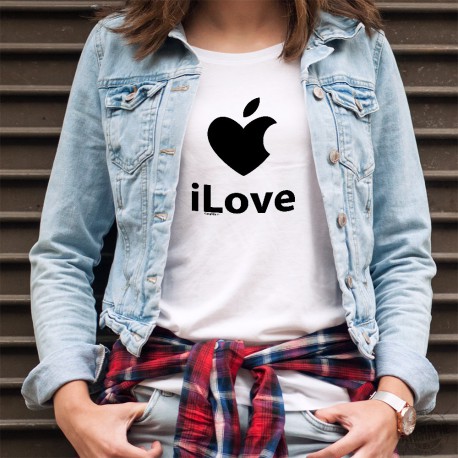 Frauenmode T-shirt - iLove