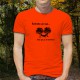 Men's Funny T-Shirt - Retraite en vue, Safety Orange