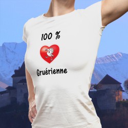 Mode T-shirt -  100 pourcent Gruérienne