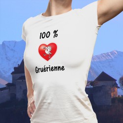 T-Shirt mode - 100 pourcent Gruérienne