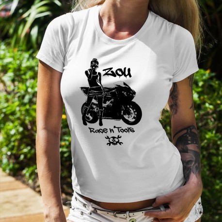 T-shirt mode dame - Zou Race n'tools logo