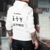 Kapuzen-Sweatshirt - J'ai commencé le Fitness