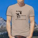 Uomo moda umoristica T-Shirt - Boire du lait en Valais