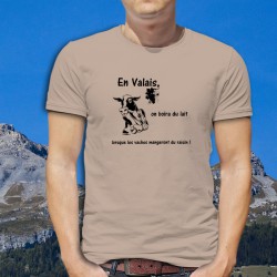 T-Shirt - Boire du lait en Valais