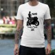 T-Shirt motard mode homme - Zou Race n'tools, White