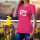 Women's cotton T-Shirt - Horus Eye (Eye Oudjat, protective symbol representing the eye of the falcon god Horus)