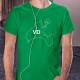 T-shirt vaudois coton mode homme - VD, 47-Vert Kelly