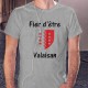 Men's T-Shirt - Fier d'être Valaisan - coat of arms, Ash heater