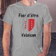 T-Shirt - Fier d'être Valaisan - pour homme - blason, Ash Heater