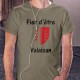 T-Shirt - Fier d'être Valaisan - pour homme - blason, Alpin Spruce
