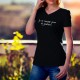 Women's cotton T-Shirt - Je ne mange pas de graines
