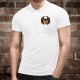 Men's Polo Shirt - Eagle and Geneva coat of arms, Front