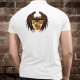 Men's Polo Shirt - Eagle and Geneva coat of arms, Front