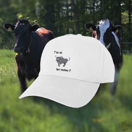 Baseball Cap - T'as où les vaches