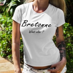 Damenmode T-shirt - Bretonne, What else ?