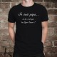 Men's cotton T-Shirt - PAPA Super Pouvoir