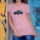 Frauen Mode Baumwolle T-Shirt - Subaru Impreza WRX STI, 52-Rose