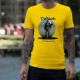 Herren Mode Baumwolle T-Shirt - POISON of Humanity, 34-Sonnenblumengelb