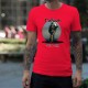 T-shirt coton mode homme - POISON of Humanity, 40-Rouge