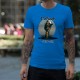 Men's Fashion cotton T-Shirt - POISON of Humanity, 51-Bleu Royal