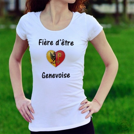 Donna T-shirt - Fière d'être Genevoise