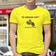 Humoristisch Herrenmode T-Shirt - Ich schnarche nicht, Safety Yellow