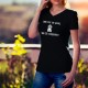 T-shirt coton mode dame - Shih Tzu un jour, Shih Tzu toujours, 36-Noir