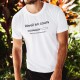 Réveil en cours, merci de ne pas brusquer ★ T-Shirt humoristique homme, barre de téléchargement