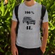 T-Shirt humoristique mode homme - 100 pour cent 4L, Ash Heater