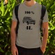 Herrenmode Humoristisch T-Shirt - 100 % 4L, Alpin Spruce