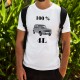 Uomo moda umoristica T-Shirt - 100 % 4L, White